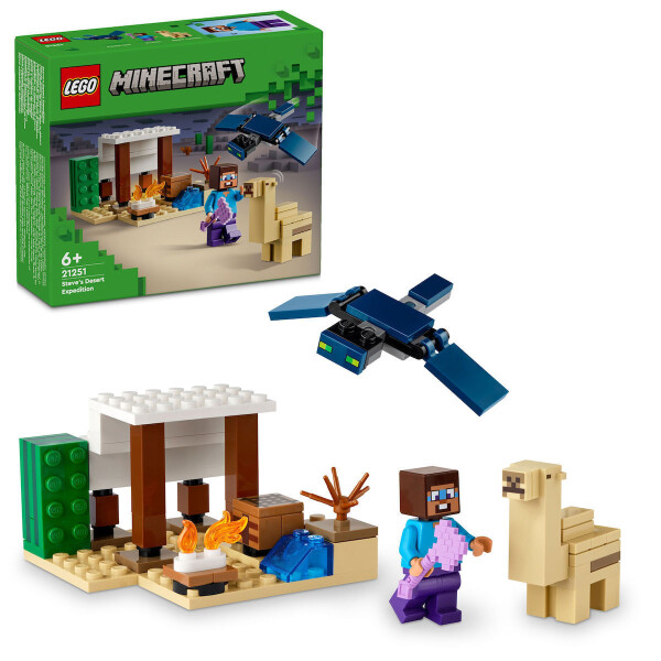 Lego Minecraft Steves Desert Expedition για 6 Ετών Κωδικός 21251
