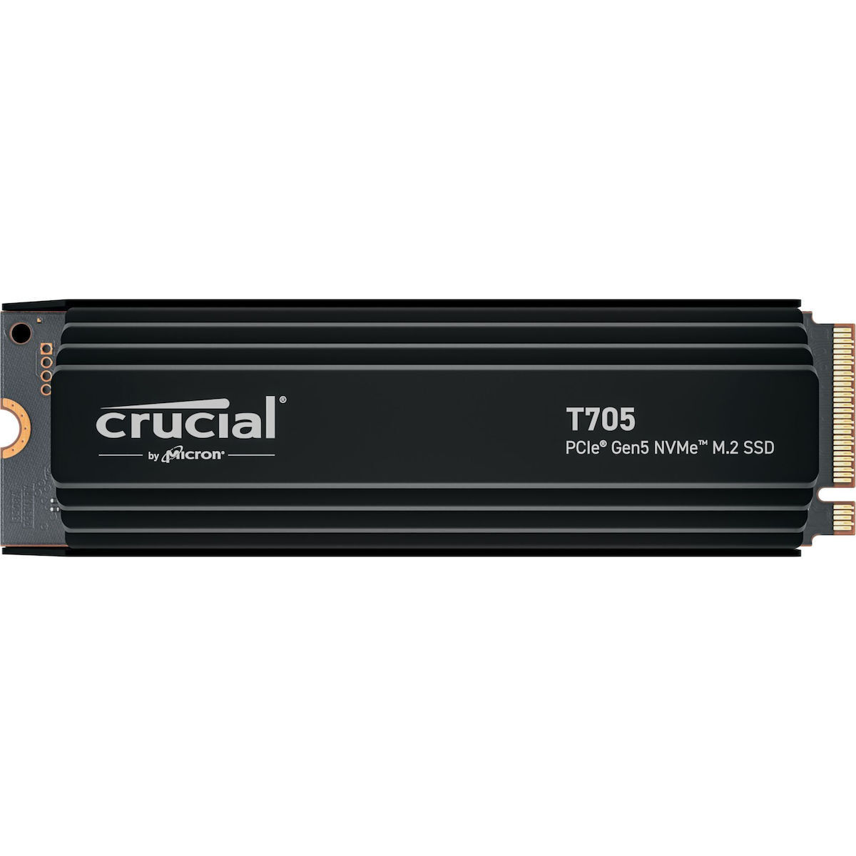 Crucial T705 with heatsink SSD 1TB M.2 NVMe PCI Express 5.0 Κωδικός CT1000T705SSD5