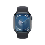 Apple Watch Series 9 Aluminium 41mm Αδιάβροχο με Παλμογράφο Midnight Aluminium Case με Sport Band Midnight S/M