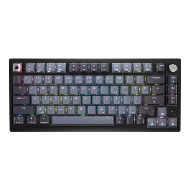 Corsair K65 PLUS Ασύρματο Gaming Πληκτρολόγιο 75 με Corsair MLX Red διακόπτες και RGB φωτισμό Αγγλικό US