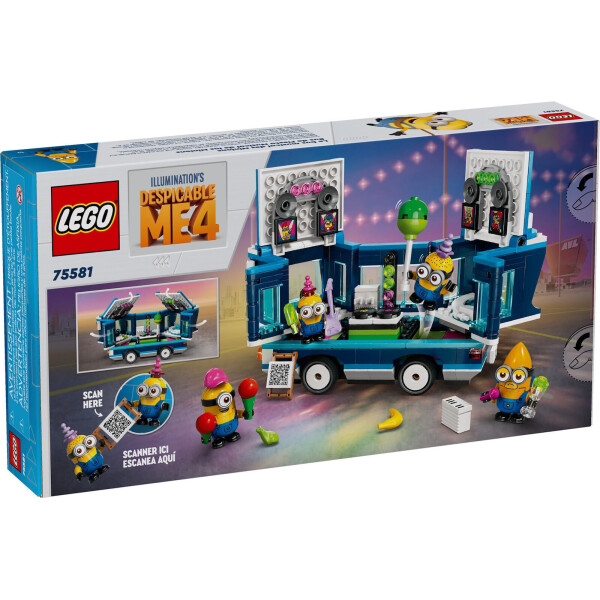 Lego Minions Music Party Bus για 7 Ετών 379τμχ Κωδικός 75581