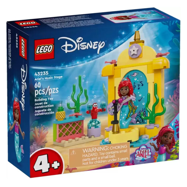 Lego Disney Ariels Music Stage για 4 Ετών 60τμχ Κωδικός 43235