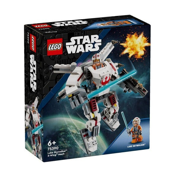 Lego Star Wars Luke Skywalker X-wing Mech για 6 Ετών Κωδικός 75390