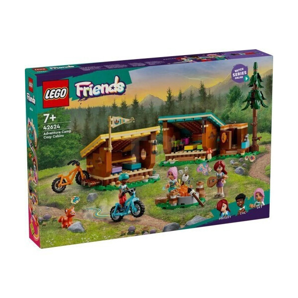 Lego Friends Adventure Camp Cozy Cabins για 7 Ετών 437τμχ Κωδικός 42624