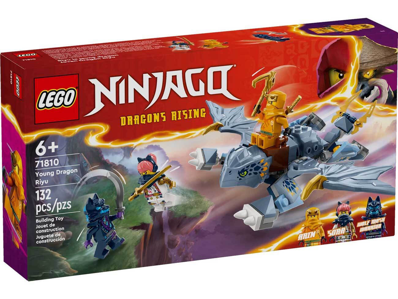 Lego Ninjago Young Dragon Riyu για 6 Ετών Κωδικός 71810