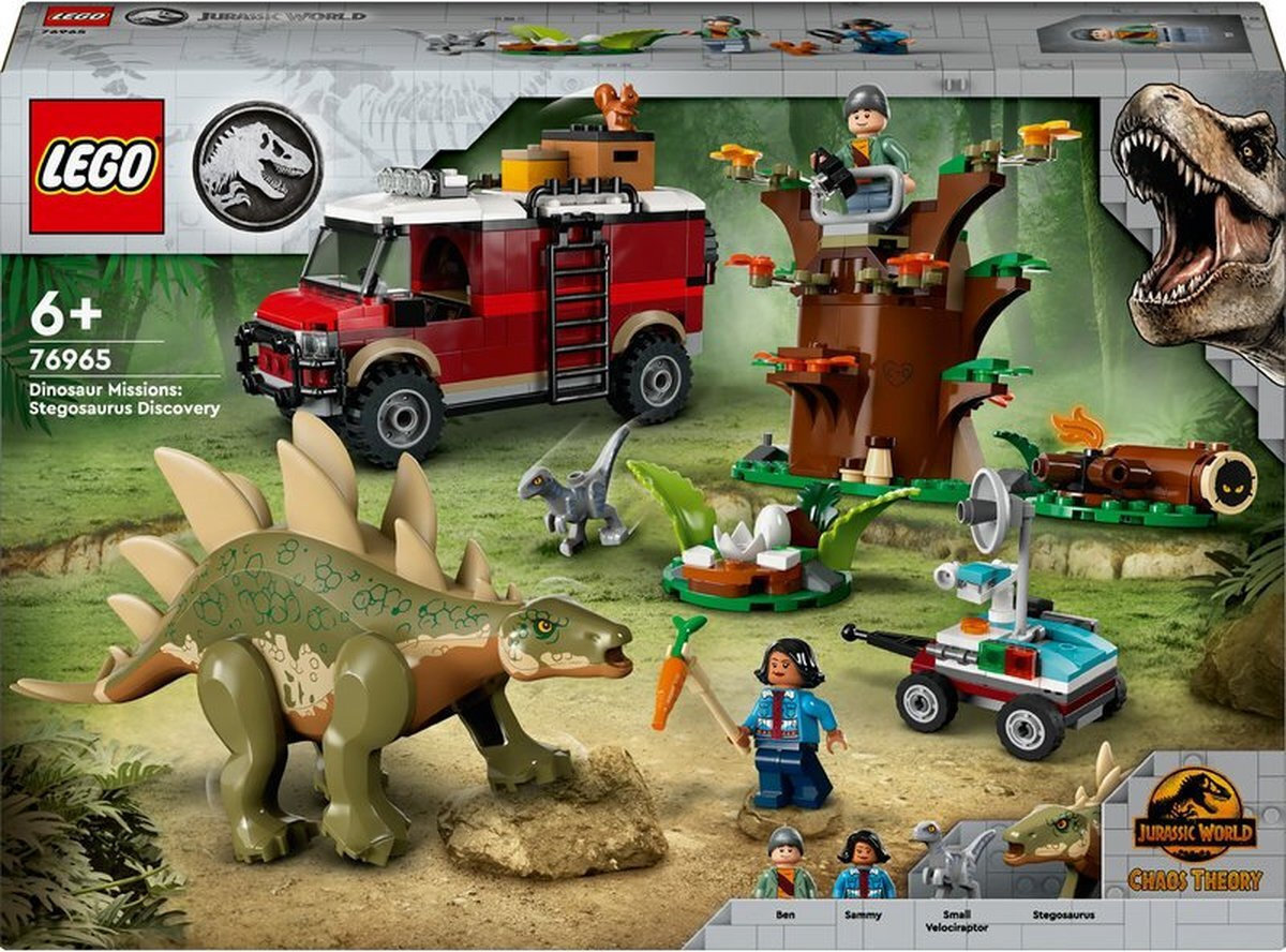 Lego Jurassic World Dinosaur Missions Stegosaurus Discovery για 6 Ετών 420τμχ Κωδικός 76965