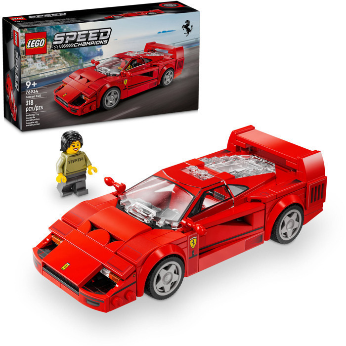 Lego Speed Champions Ferrari F40 για 9 Ετών 318τμχ Κωδικός 76934