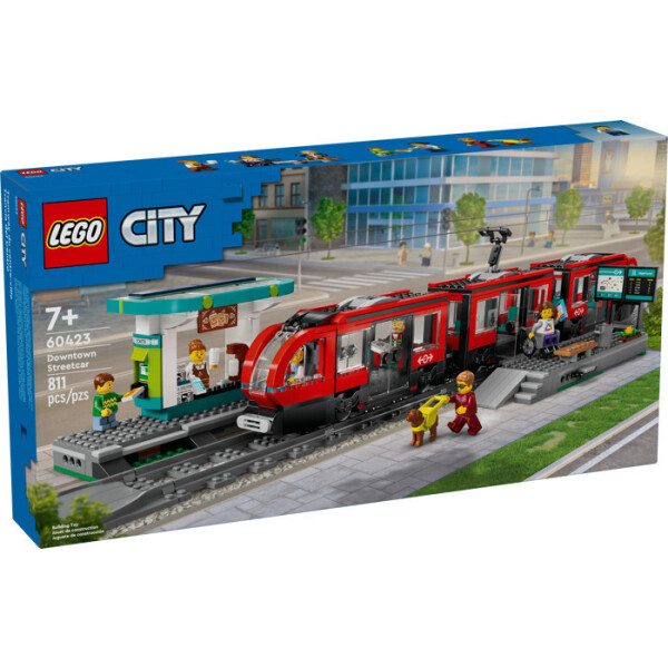 Lego City Downtown Streetcar and Station για 7 Ετών 811τμχ Κωδικός 60423