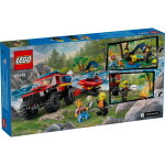 Lego City 4x4 Fire Truck With Rescue Boat για 5 Ετών Κωδικός 60412