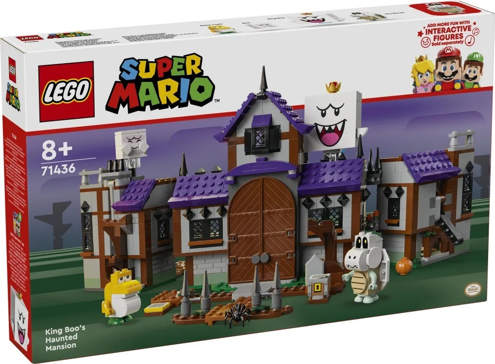 Lego Super Mario King Boos Haunted Mansion για 8 Ετών 932τμχ Κωδικός 71436
