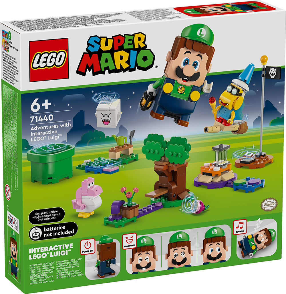 Lego Super Mario Adventures with Interactive Lego Luigi για 6 Ετών 210τμχ Κωδικός 71440