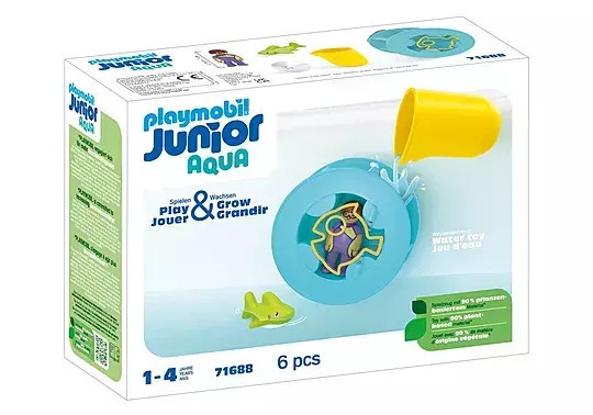 Playmobil Junior Ρόδα με Νερό και Καρχαριάκι για 1-4 ετών