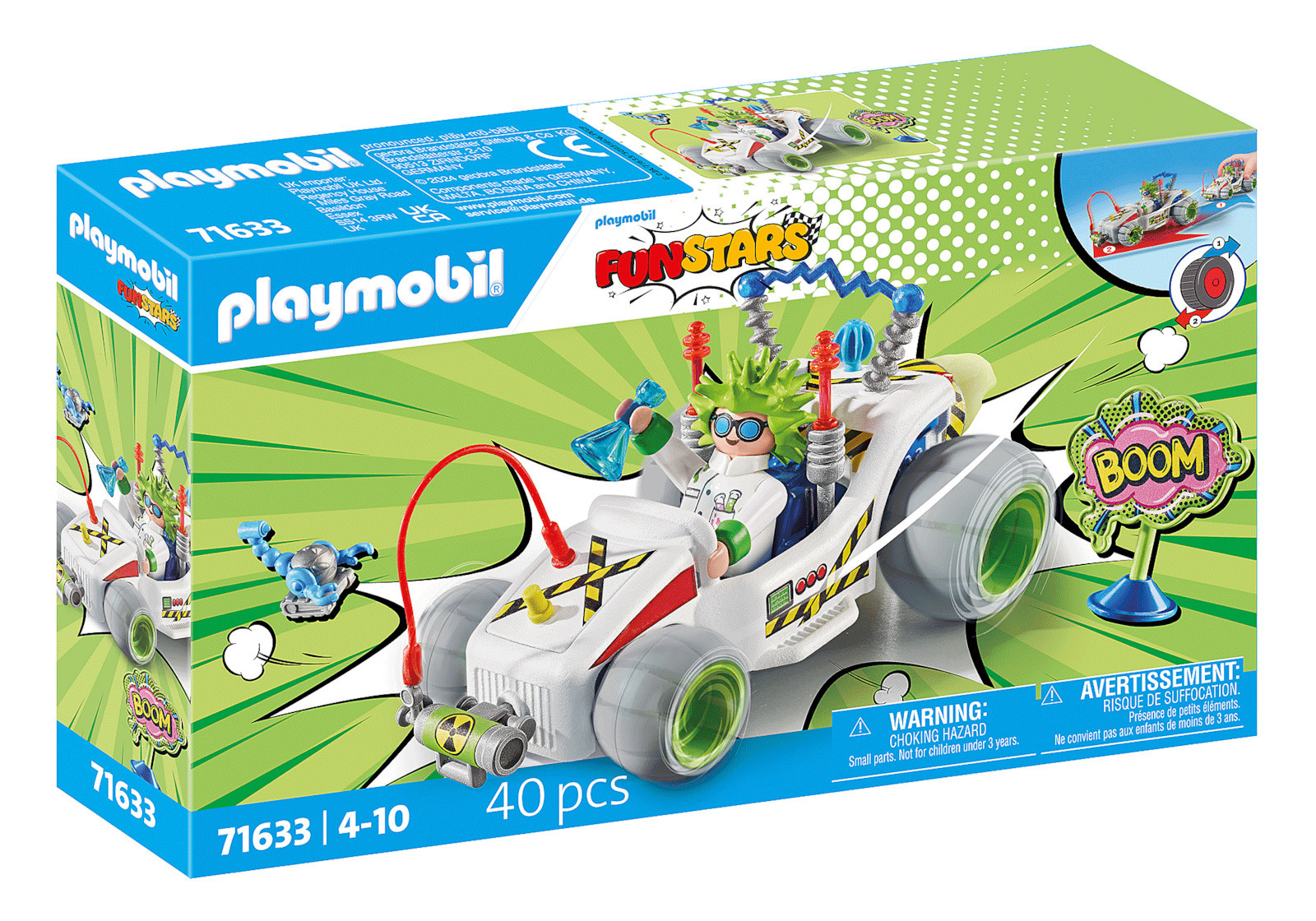 Playmobil Funstars Τρελός Επιστήμονας για 4-10 ετών