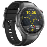 Huawei Watch GT 5 Pro Titanium 46mm Αδιάβροχο με Παλμογράφο Μαύρο