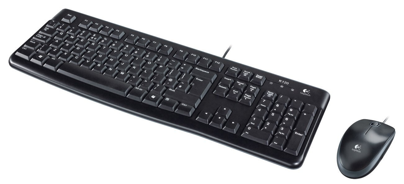 Logitech Desktop MK120 920-002563 Σετ Πληκτρολόγιο Ποντίκι Αγγλικό US