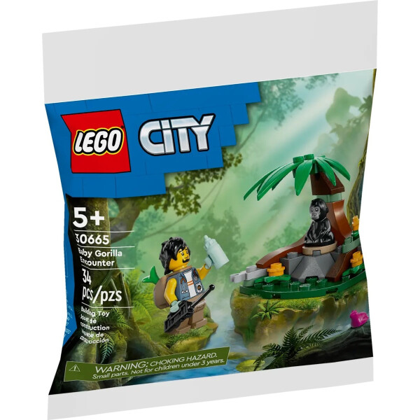 Lego City Baby Gorilla Encounter για 5 Ετών 34τμχ Κωδικός 30665