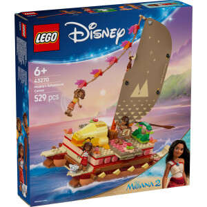 Lego Disney Moanas Adventure Canoe για 6 Ετών 529τμχ Κωδικός 43270