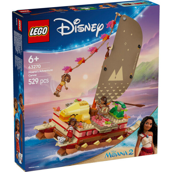 Lego Disney Moanas Adventure Canoe για 6 Ετών 529τμχ Κωδικός 43270