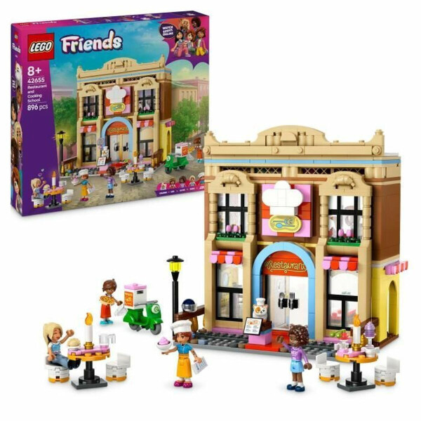 Lego Friends Restaurant and Cooking School για 8 Ετών 896τμχ Κωδικός 42655