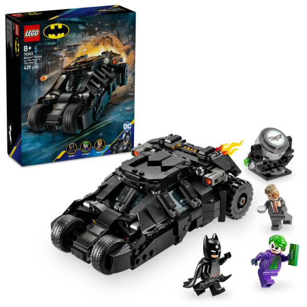 Lego DC Super Heroes Batman Tumbler vs. Two-Face The Joker για 8 Ετών 429τμχ Κωδικός 76303