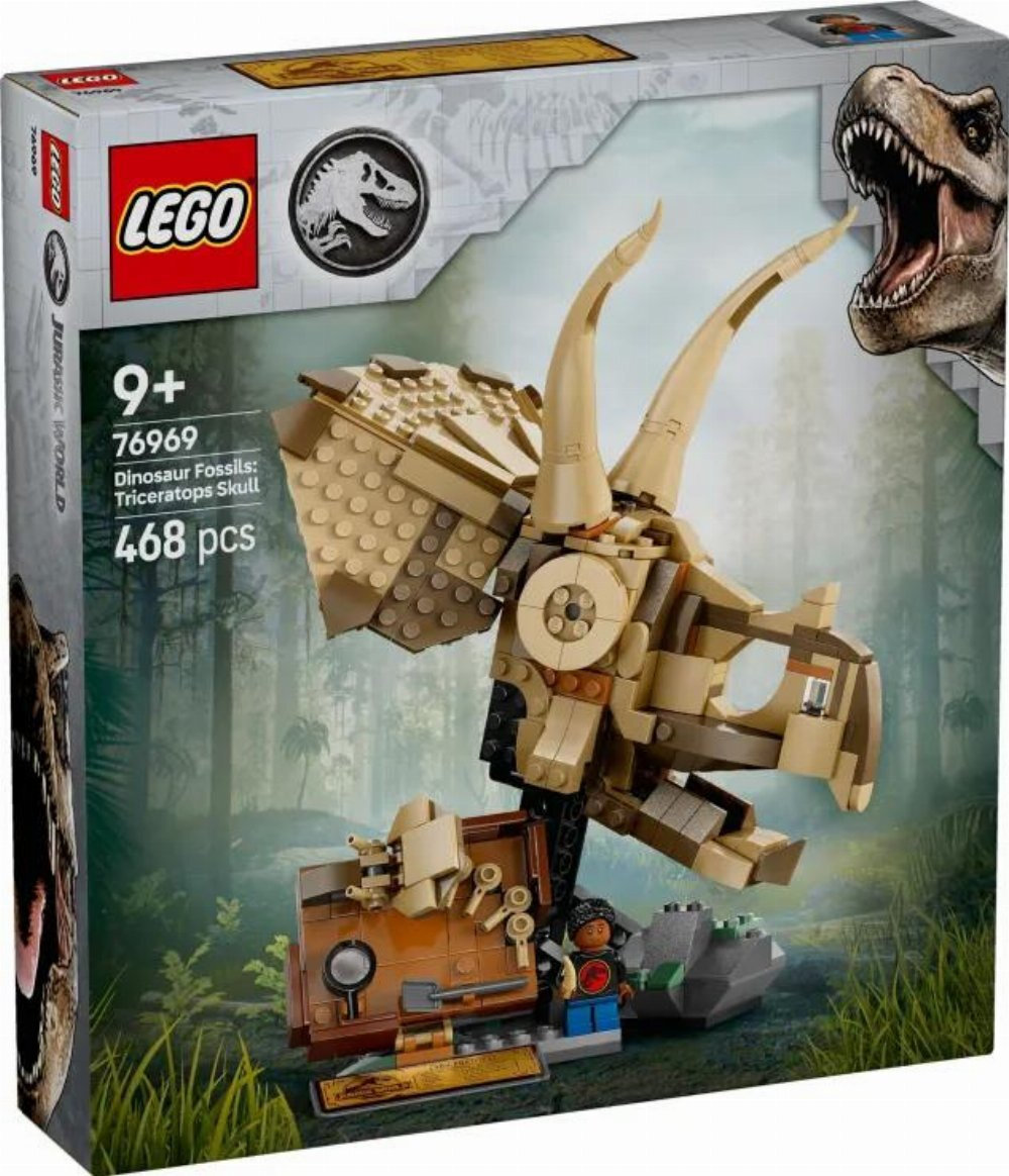 Lego Jurassic World Dinosaur Fossils Triceratops Skull για 9 Ετών 468τμχ Κωδικός 76969