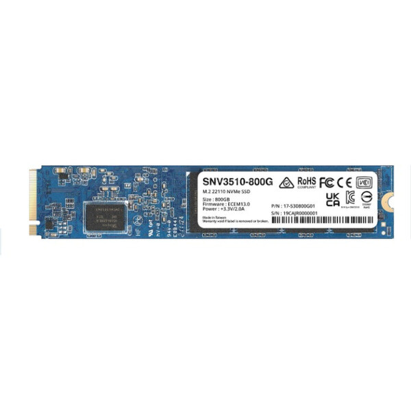 Synology SNV3510 SSD 800GB M.2 NVMe PCI Express 3.0 Κωδικός SNV3510-800G