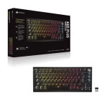 Corsair K65 PLUS Ασύρματο Gaming Μηχανικό Πληκτρολόγιο 75 με Corsair MLX Fusion διακόπτες και RGB φωτισμό Αγγλικό US