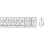 Logitech Signature Slim Combo MK950 Ασύρματο Bluetooth Σετ Πληκτρολόγιο Ποντίκι Αγγλικό US Λευκό