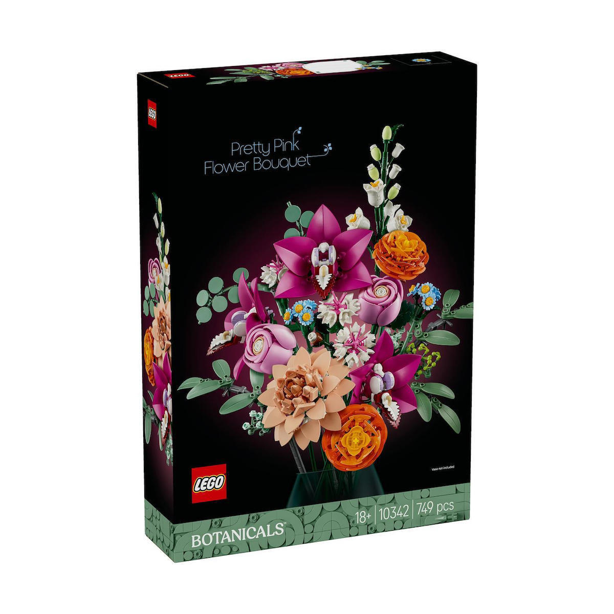 Lego Botanical Collection Pretty Pink Flower Bouquet για 18 Ετών 749τμχ Κωδικός 10342