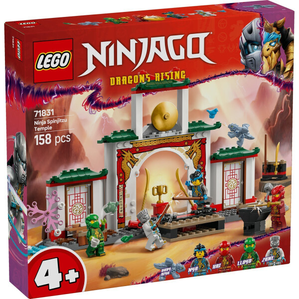 Lego Ninjago Ninja Spinjitzu Temple για 4 Ετών 158τμχ Κωδικός 71831
