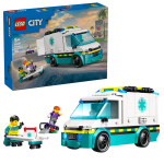 Lego City Emergency Ambulance για 5 Ετών 184τμχ Κωδικός 60451