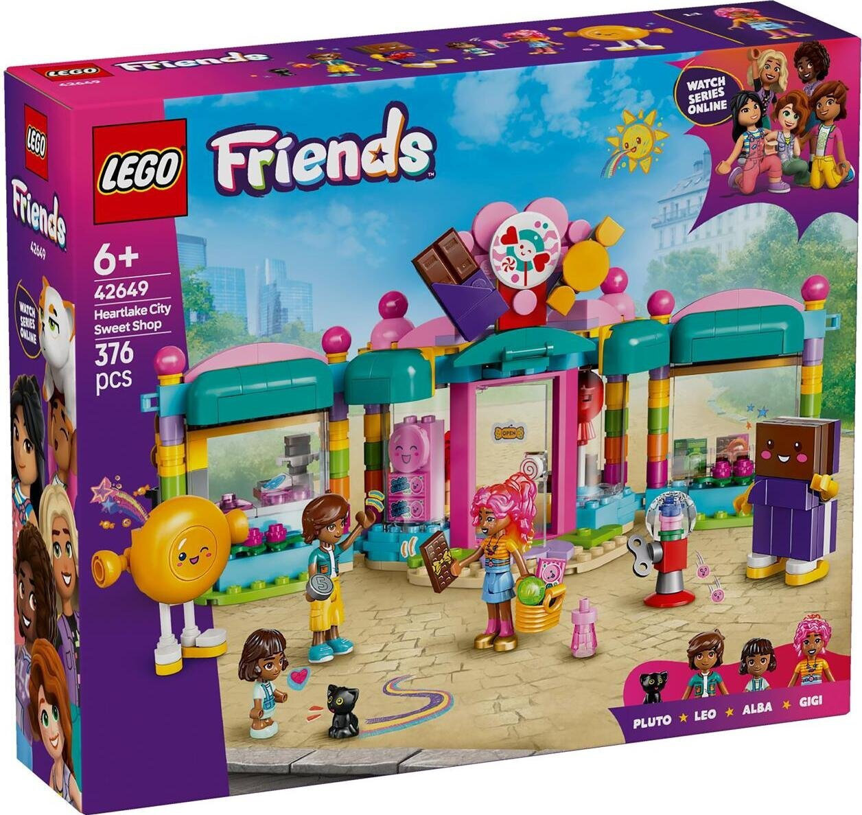 Lego Friends Heartlake City Candy Store για 6 Ετών 376τμχ Κωδικός 42649