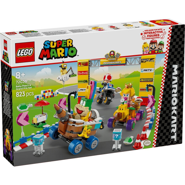 Lego Super Mario Baby Peach Grand Prix Set για 8 Ετών 823τμχ Κωδικός 72036