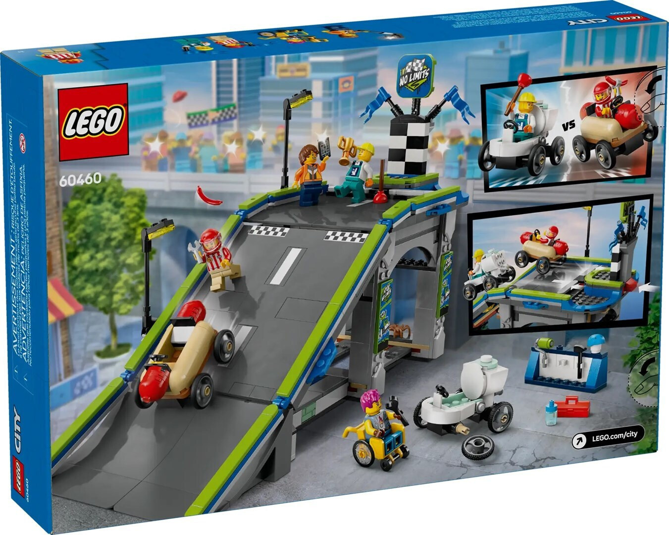 Lego City No Limits Race Car Ramp Track για 6 Ετών 436τμχ Κωδικός 60460