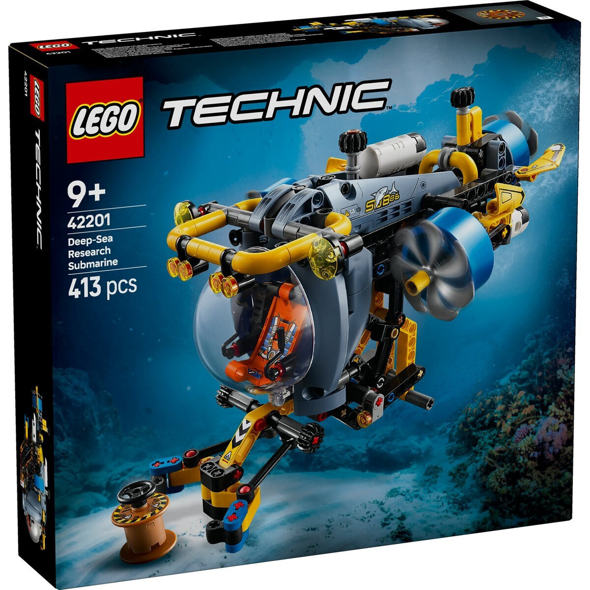 Lego Technic Deep-Sea Research Submarine για 9 Ετών 413τμχ Κωδικός 42201