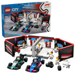 Lego City F1 Garage Mercedes-AMG Alpine Cars για 7 Ετών 678τμχ Κωδικός 60444