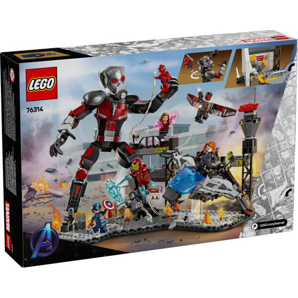 Lego Marvel Super Heroes - Captain America Civil War Action Battle για 10 Ετών 736τμχ Κωδικός 76314
