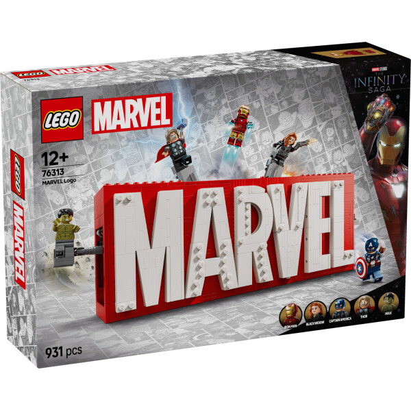 Lego Marvel Super Heroes - MARVEL Logo Minifigures για 12 Ετών 931τμχ Κωδικός 76313