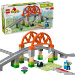 Lego Duplo Train Bridge and Tracks Expansion Set για 2 Ετών 42τμχ Κωδικός 10426