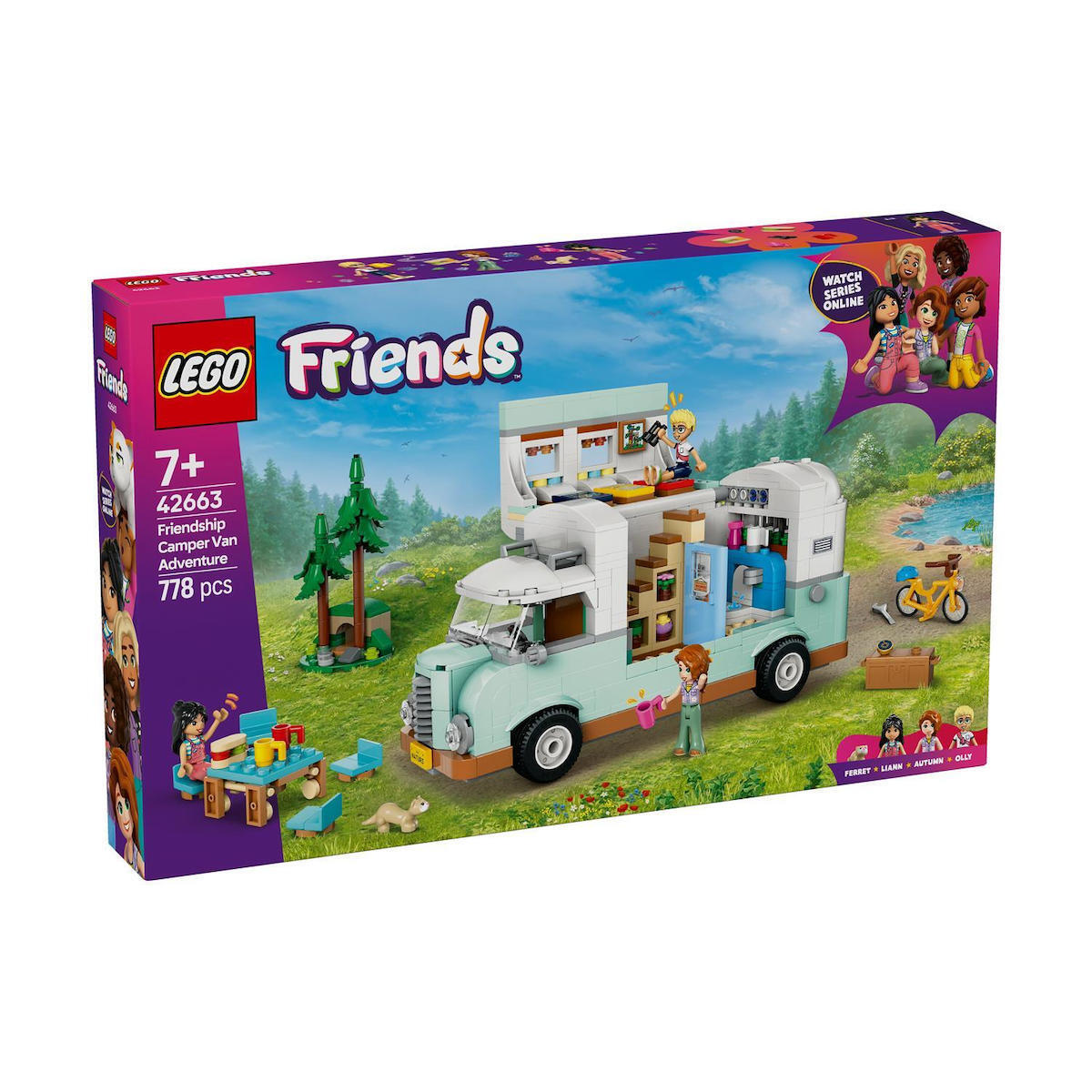 Lego Friends Friendship Camper Van Adventure για 7 Ετών 778τμχ Κωδικός 42663