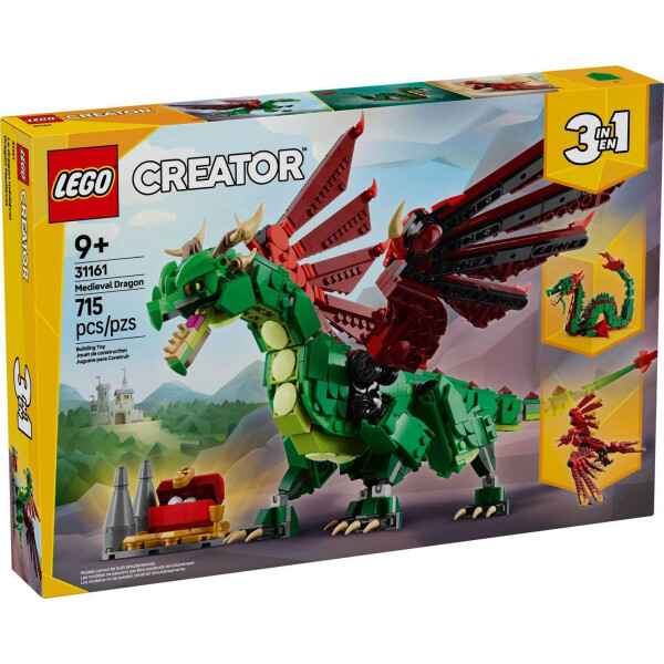 Lego Creator Medieval Dragon για 9 Ετών 715τμχ Κωδικός 31161