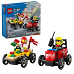 Lego City Pizza vs. Fire Truck για 5 Ετών 70τμχ Κωδικός 60458