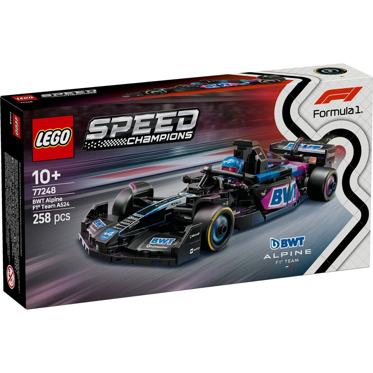 Lego Speed Champions F1 BWT Alpine Racing Car για 10 Ετών 258τμχ Κωδικός 77248