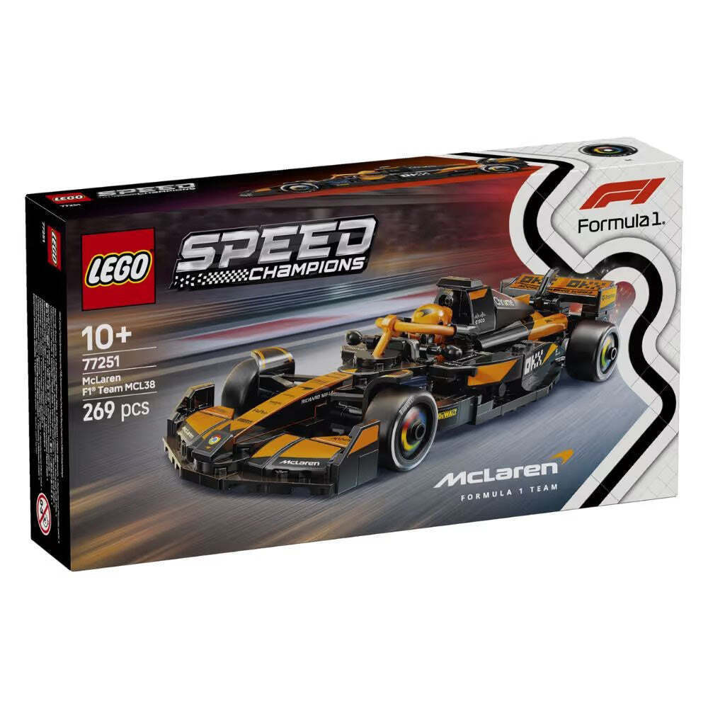 Lego Speed Champions Mclaren F1 Team MCL38 Race Car για 10 Ετών 269τμχ Κωδικός 77251