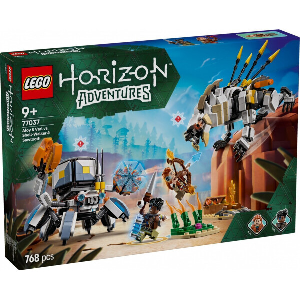 Lego Τουβλάκια Aloy and Varl Vs Shell- Walker and Sawtooth για 9 Ετών 768τμχ Κωδικός 77037
