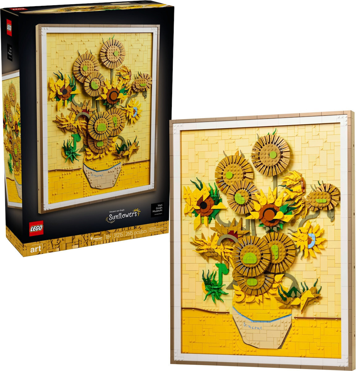 Lego Art Vincent Van Gogh - Sunflowers για 18 Ετών 2615τμχ Κωδικός 31215