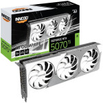 Inno 3D GeForce RTX 5070 Ti 16GB GDDR7 X3 OC WHITE Κάρτα Γραφικών Κωδικός N507T3-16D7X-176068W