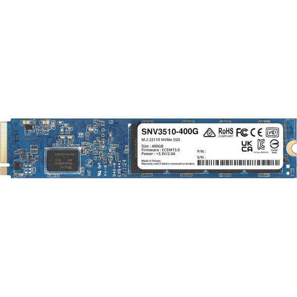 Synology SNV3510 SSD 400GB M.2 NVMe PCI Express 3.0 Κωδικός SNV3510-400G