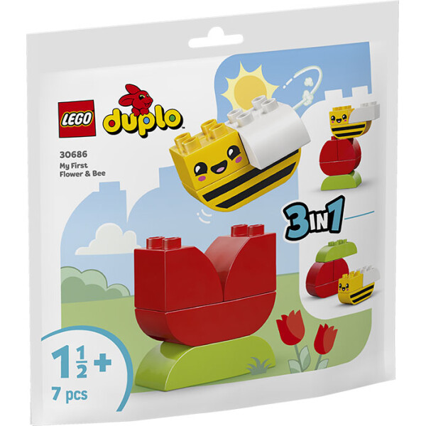 Lego Duplo My First Flower Bee για 1 Έτους 7τμχ Κωδικός 30686