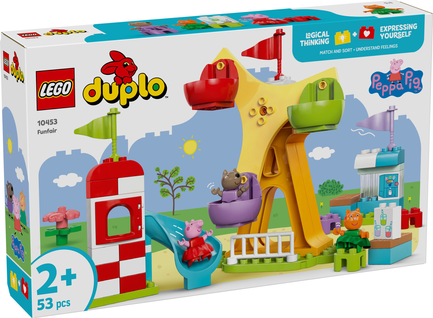 Lego Duplo Peppa Pig Funfair για 2 Ετών 53τμχ Κωδικός 10453